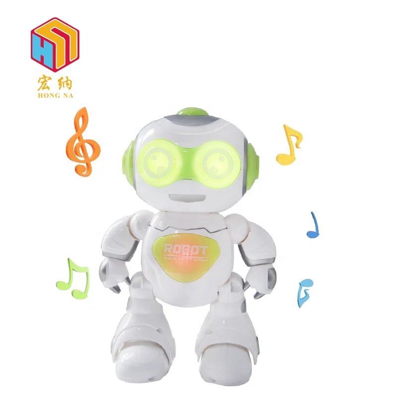 Big eye smart  remote robot dance toys with music and light