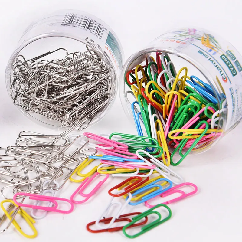 Custom Office Colorful Rustproof Durable U Shape Paper Clips Bookmark Metal Paper Clip