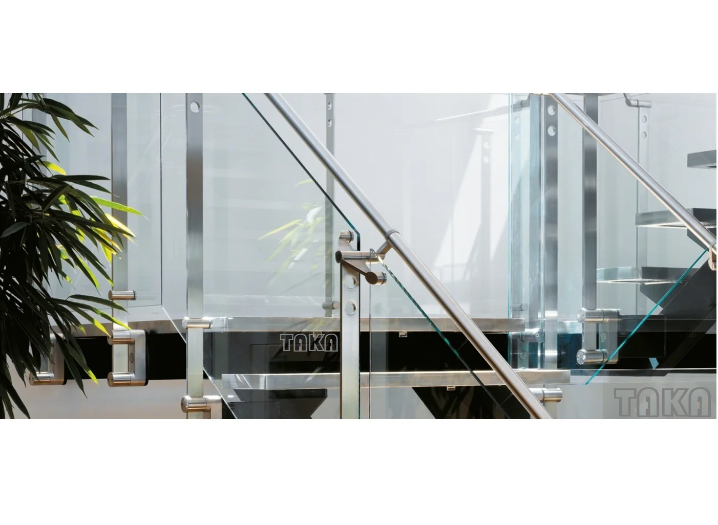 one stop solution for staircase glass railing and balcony/terrace glass railing