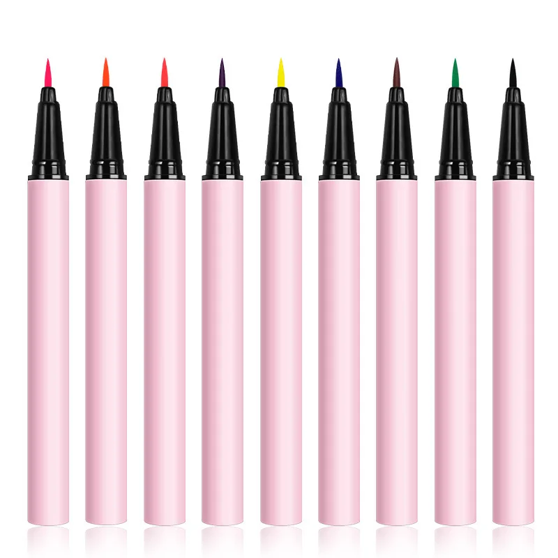 Quick-drying Color Eyeliner Customized Logo Waterproof Vegan Liquid Eyeliner