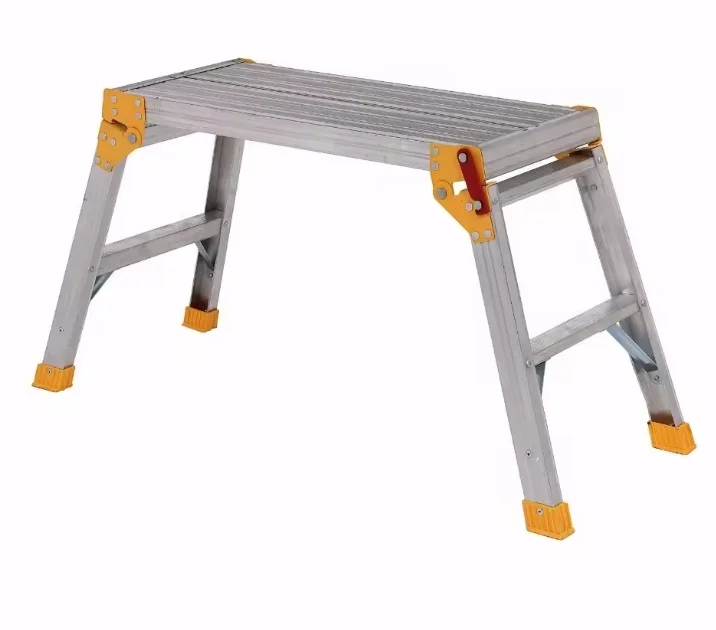 Factory directly supply Multifunctional Use Metal Aluminium Working Bench Foldable Stairs Car Washing Ladder