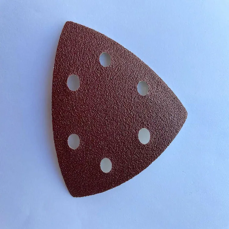 Power tool accessories abrasive material sanding paper triangle shape