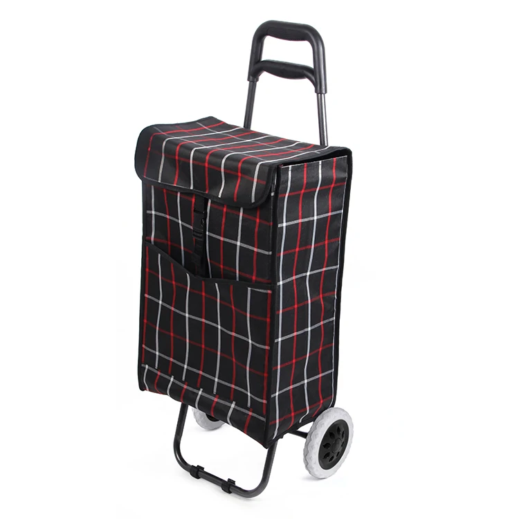 Shopping Trolley Bag Foldable Collapsible Market Cart