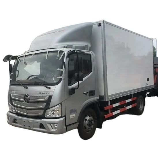 Small fresh food loading van truck freezer low temperature food transport refrigerator truck
