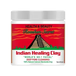 Oem/Odm Original 100% Natural Faceial Volcanic Mud Mask Deep Pore Cleansing Mask Aztec Secret Calcium Indian Healing Clay