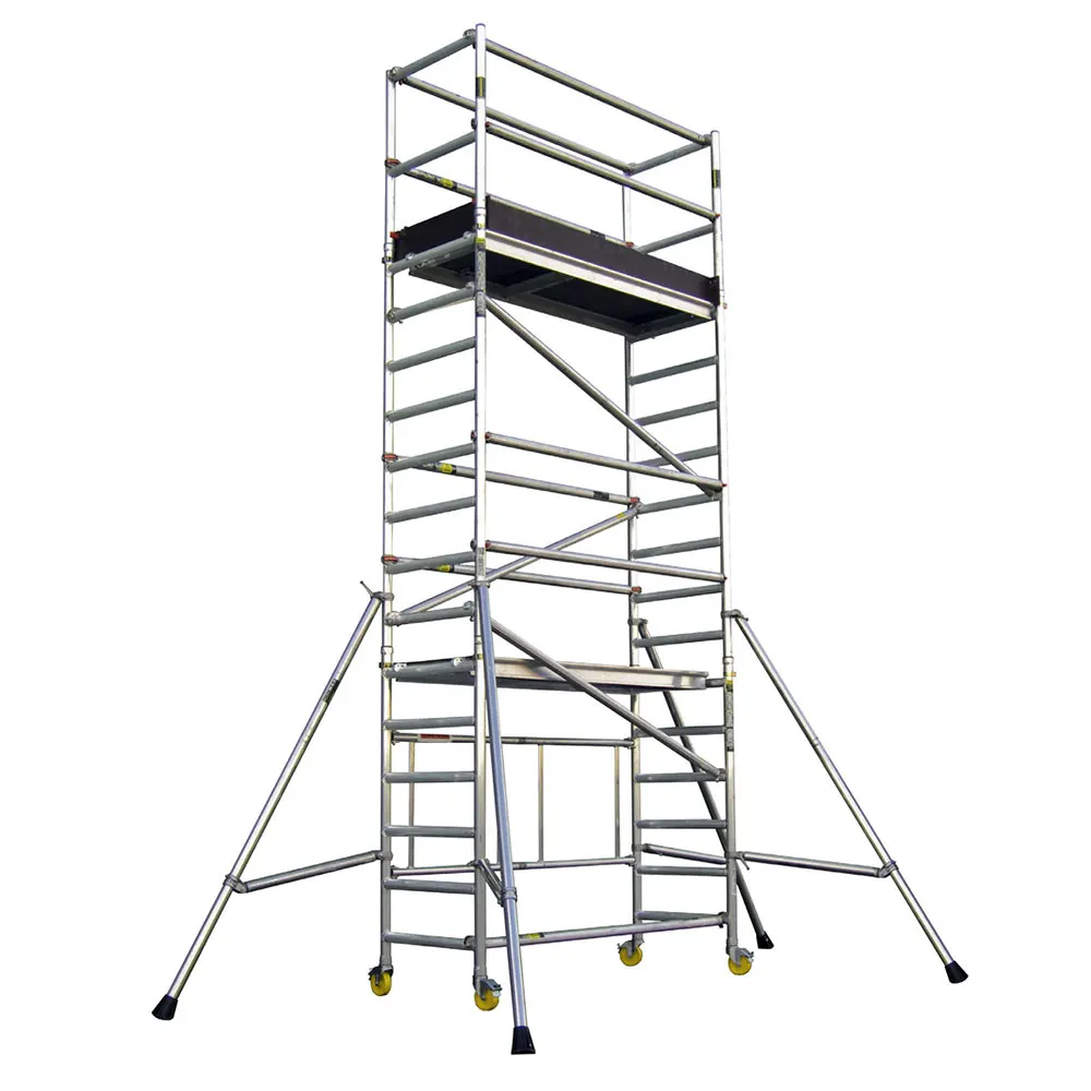 Factory Price 5 Sets Quick Stage Telescopic Mobile Leader Aluminum Tower Scaffolding Platform For Sale