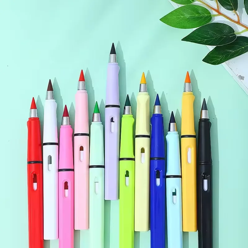 High Quality Inkless Pencil 12 Colors Endless Eternal Infinity Pencil for Kids Student Stationery Innovation eternal pencils