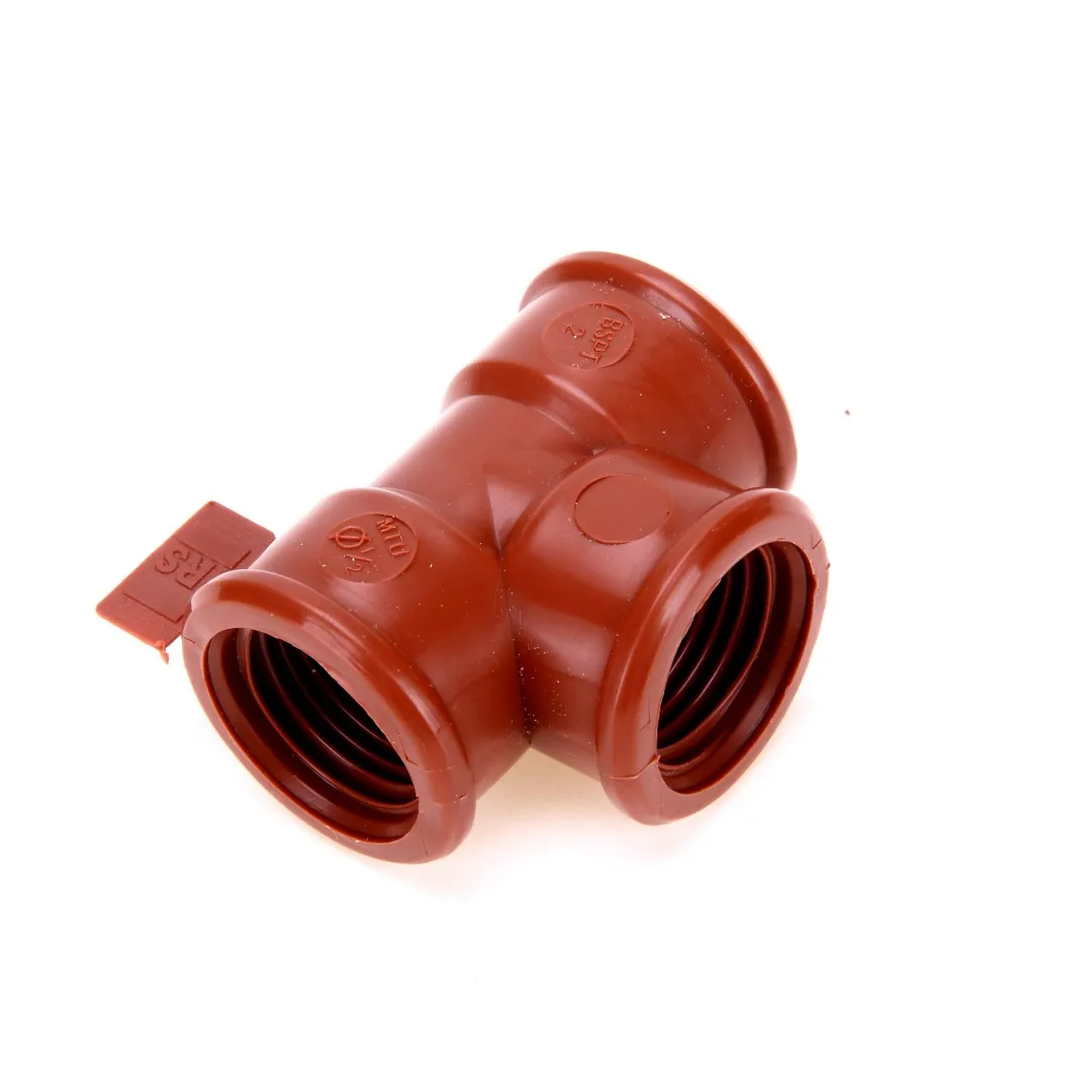 Factory customized processing IRS IPS full plastic thread PPH pipe fittings, tee