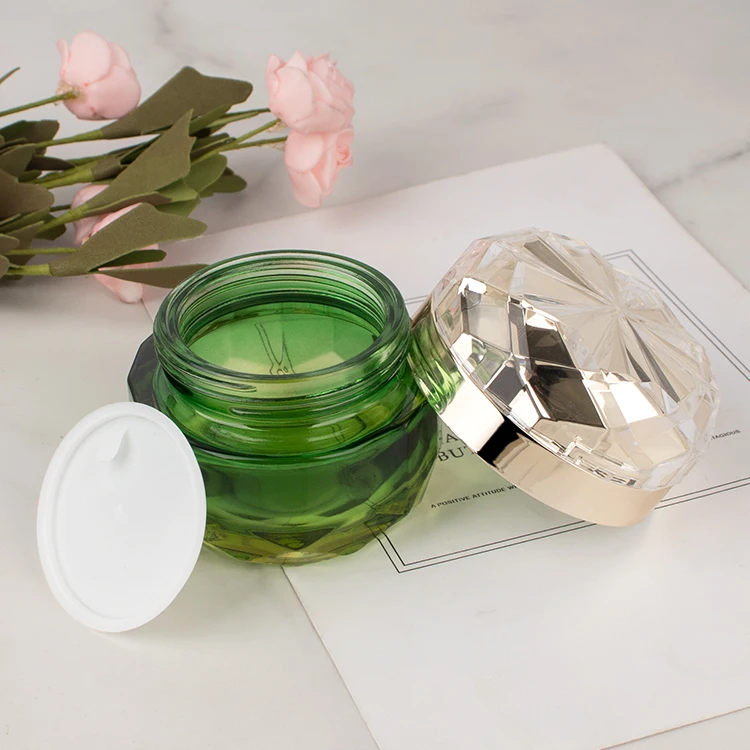 luxury cream bottle 60 g rose cream jars empty bottle for cream with ross tap