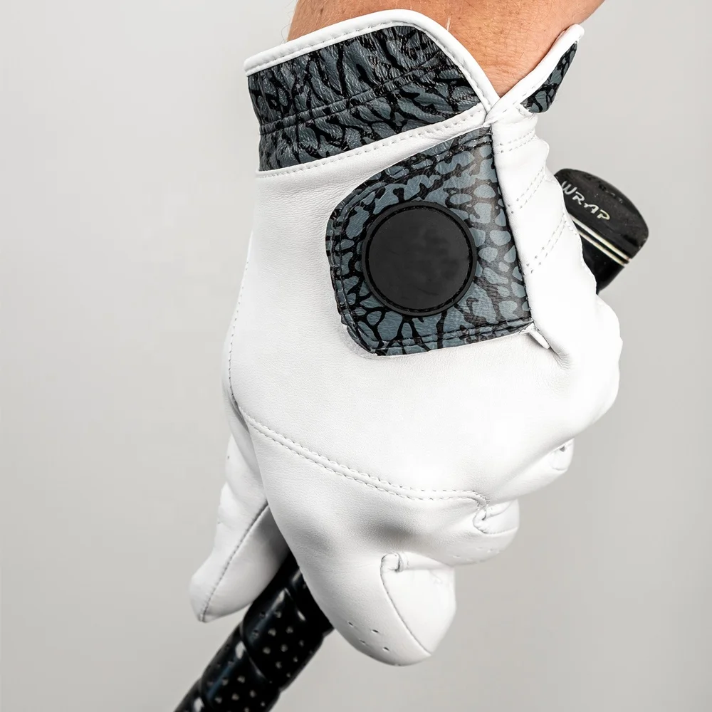 Egret Customize Brand Logo Colored Men Women Left Hand Golf Sports Gloves Cabretta Leather Golf Glove