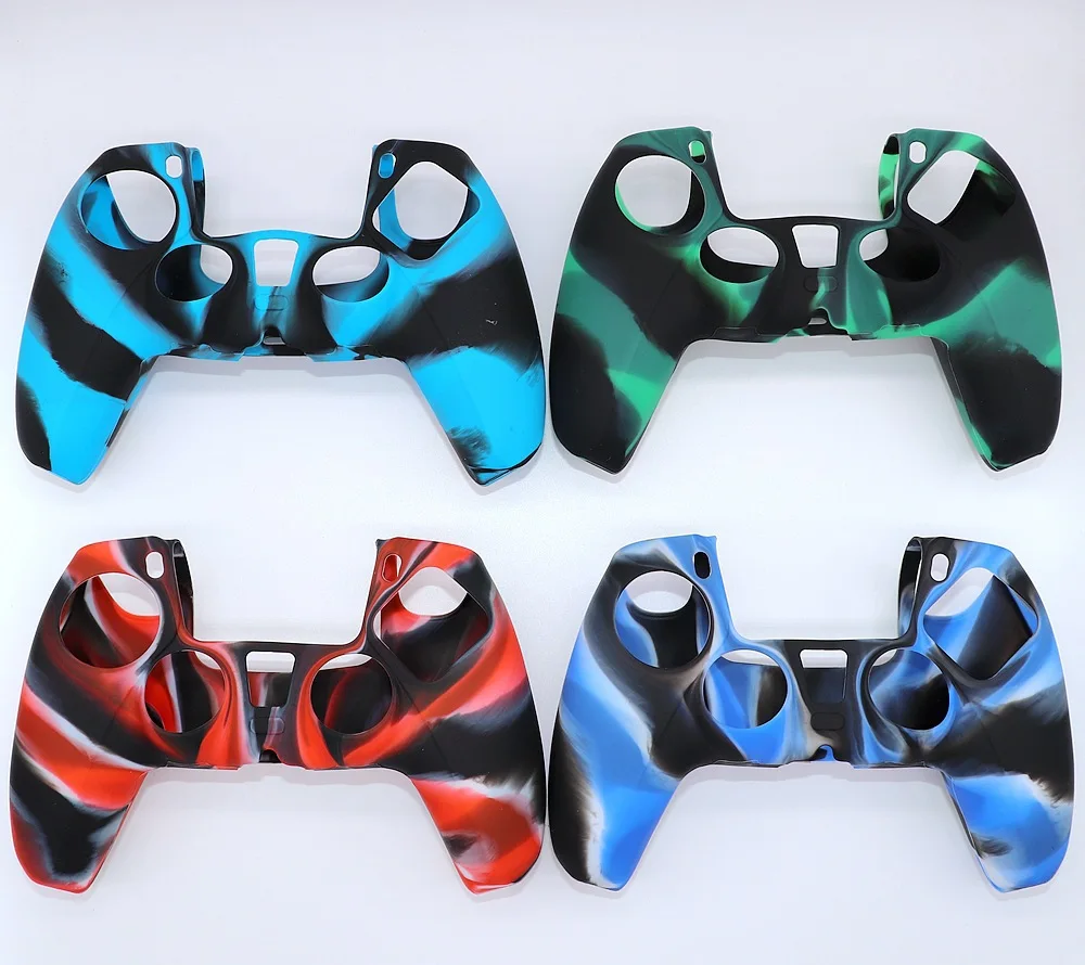 for PS5 Gamepad Silicone Case Protection Dust-proof Cover Skin Controller
