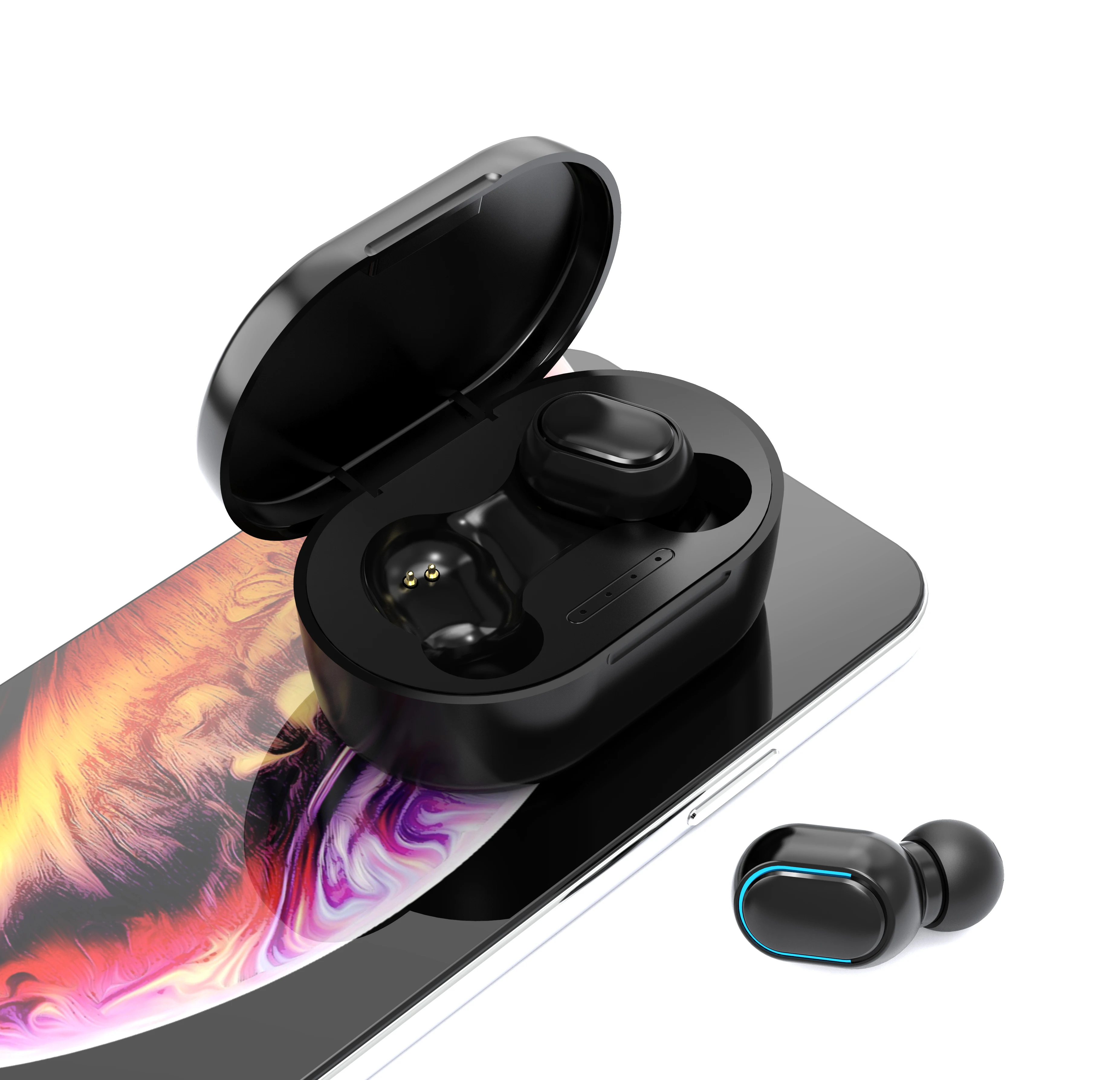 dropshipping   OEM/ODM New Product Wireless 5.0 TWS Earbuds bluetooth Earphones earfone heavy bass Microphone A7S e7s waterproof