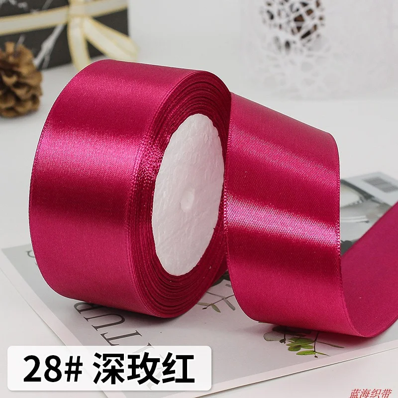 4cm Silk ribbon DIY Rose ribbon Cake Box and Flower Decoration