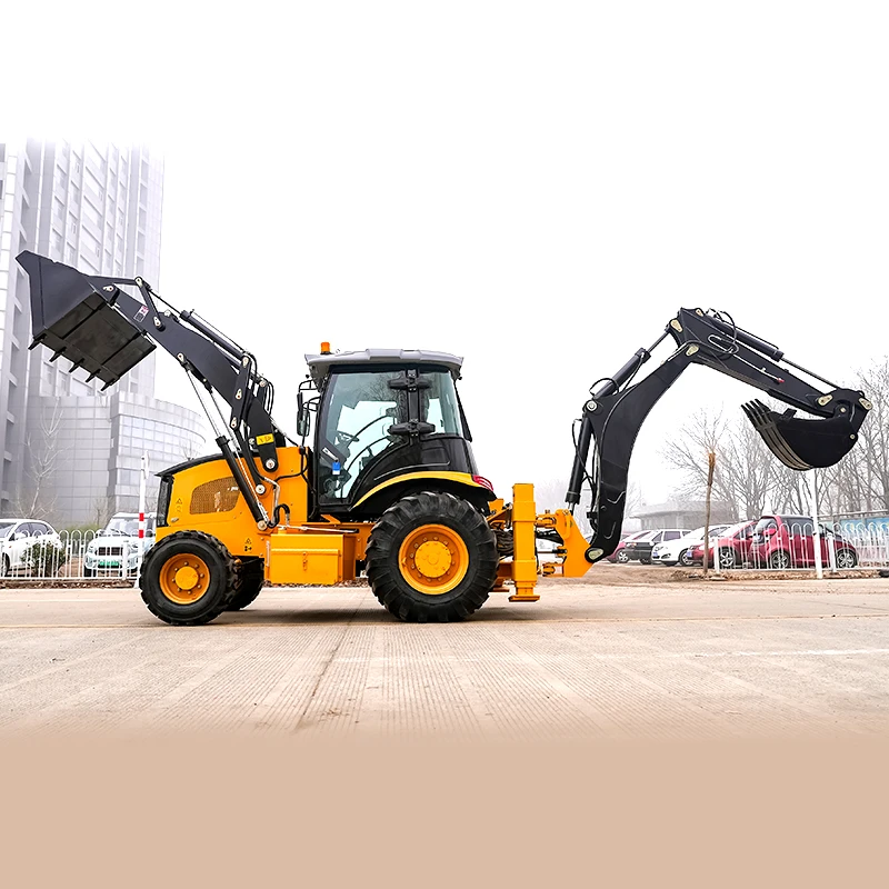 Cheap New Diesel CE Epa Engine Large Mini Retroexcavadora Farm Tractor Backhoe Excavator Loader 4x4 Backhoe