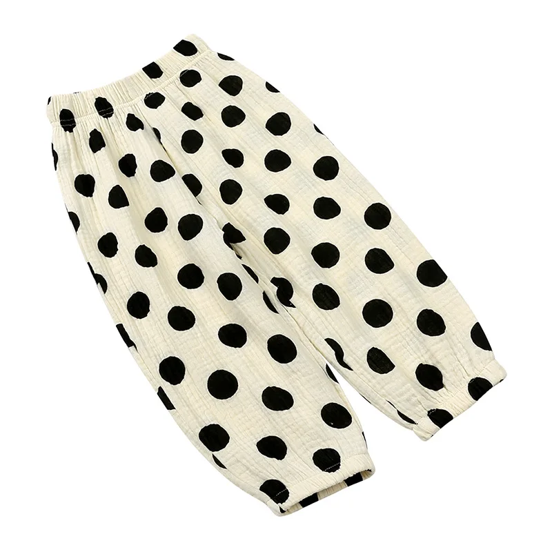 Kids Tales New Korean style cotton kids Jogger trousers printed casual children loose bloomers lantern pants unisex boys girls sport pants