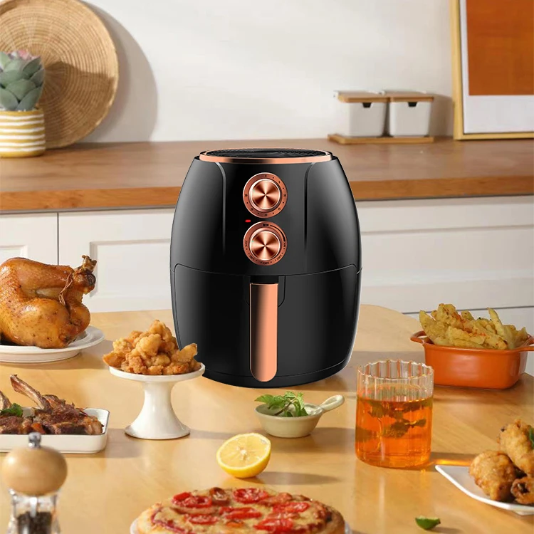 KUFU 2022 Hot Sale 1200W 4L Mechanic Electric Air Cooker Fryer Air Deep Fryer Without Oil
