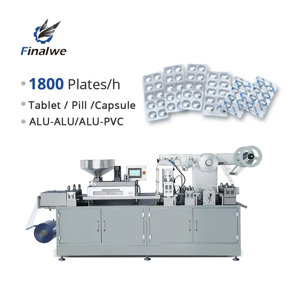 Finalwe DPP Series Small Pvc Automatic Tablet Blister Packing Machine Aluminum plastic packing machine