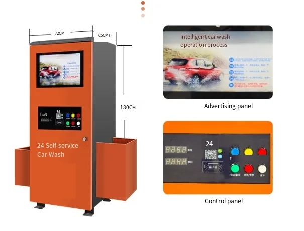 Commercial High-power 24-hour Car Wash Machine Automatic Car Wash Self Service Machine
