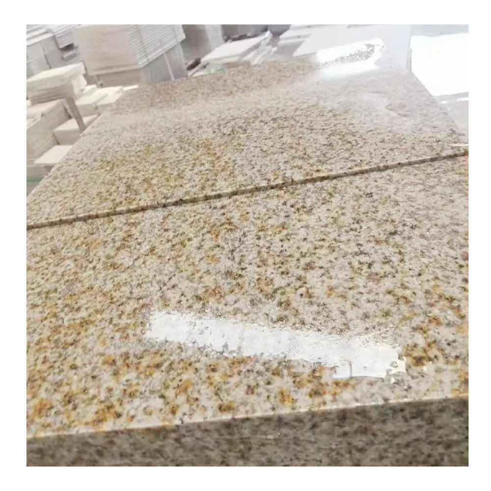 Chinese cheap beige granite G350 Shandong rustic yellow granite tile