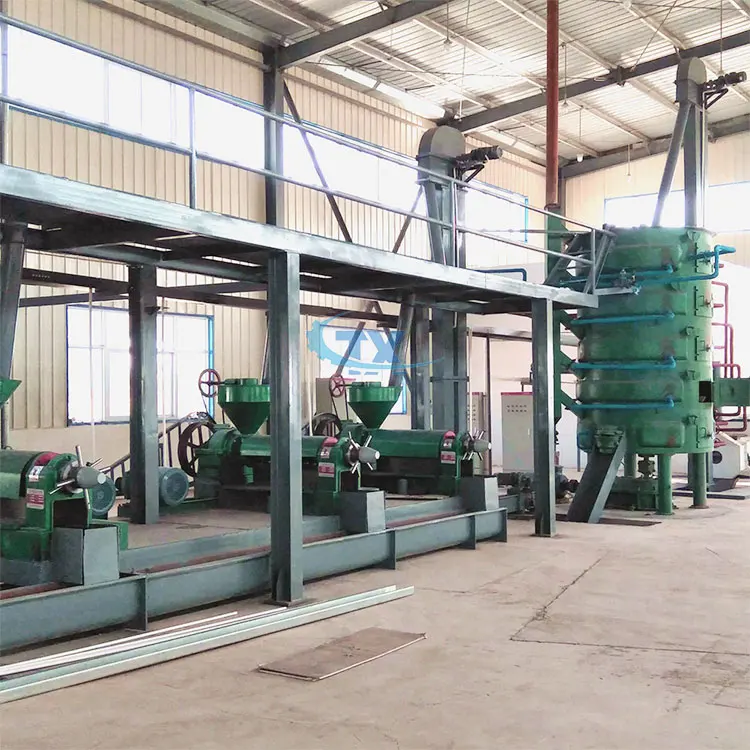 Mini Rice Bran Oil machine equipment production line Thailand