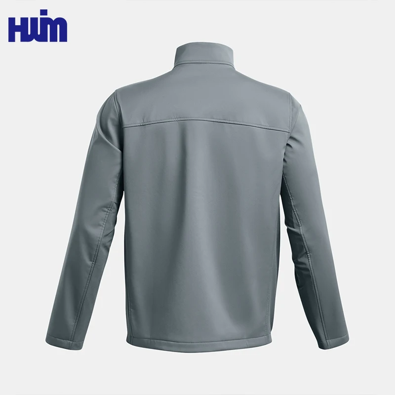 Custom Logo Breathability Quick Dry Full Zip Lightweight Waterproof Gym Training Sports Running Jacket for Men