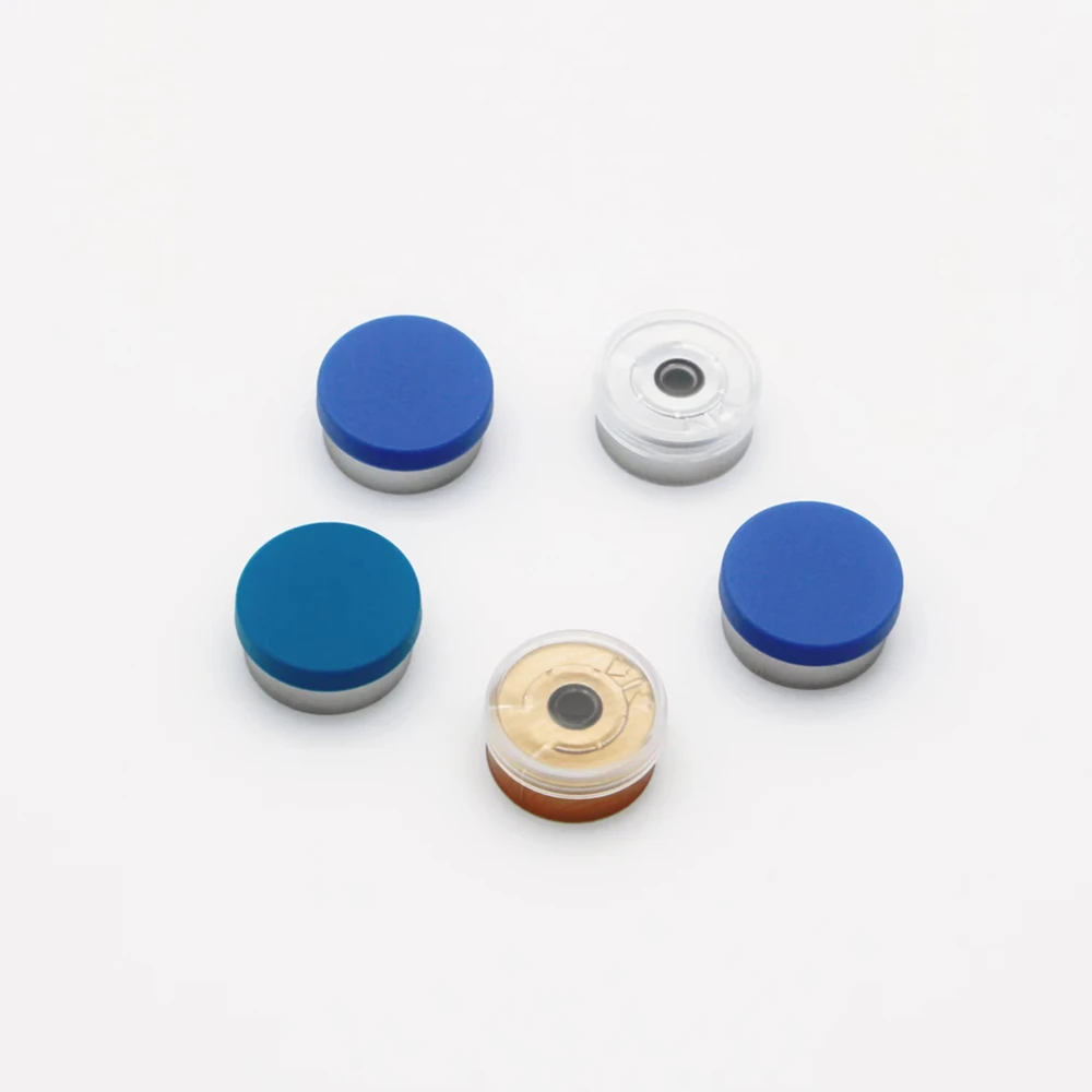 OEM customized 13mm 15mm  aluminium plastic caps