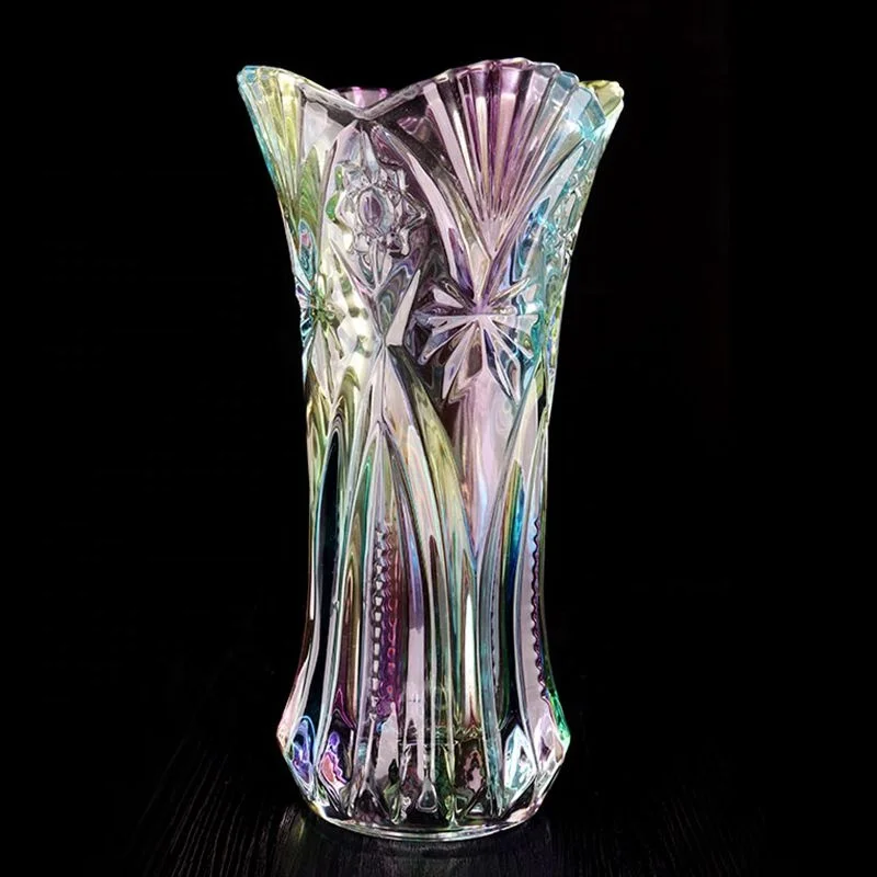 Wholesale Modern Glass Crystal Flower Vases For Home Table Decoration
