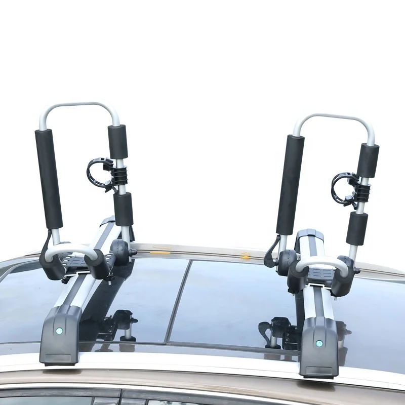 Folding J-Style Canoe Carrier Stacker Holder Kayak Roof Rack