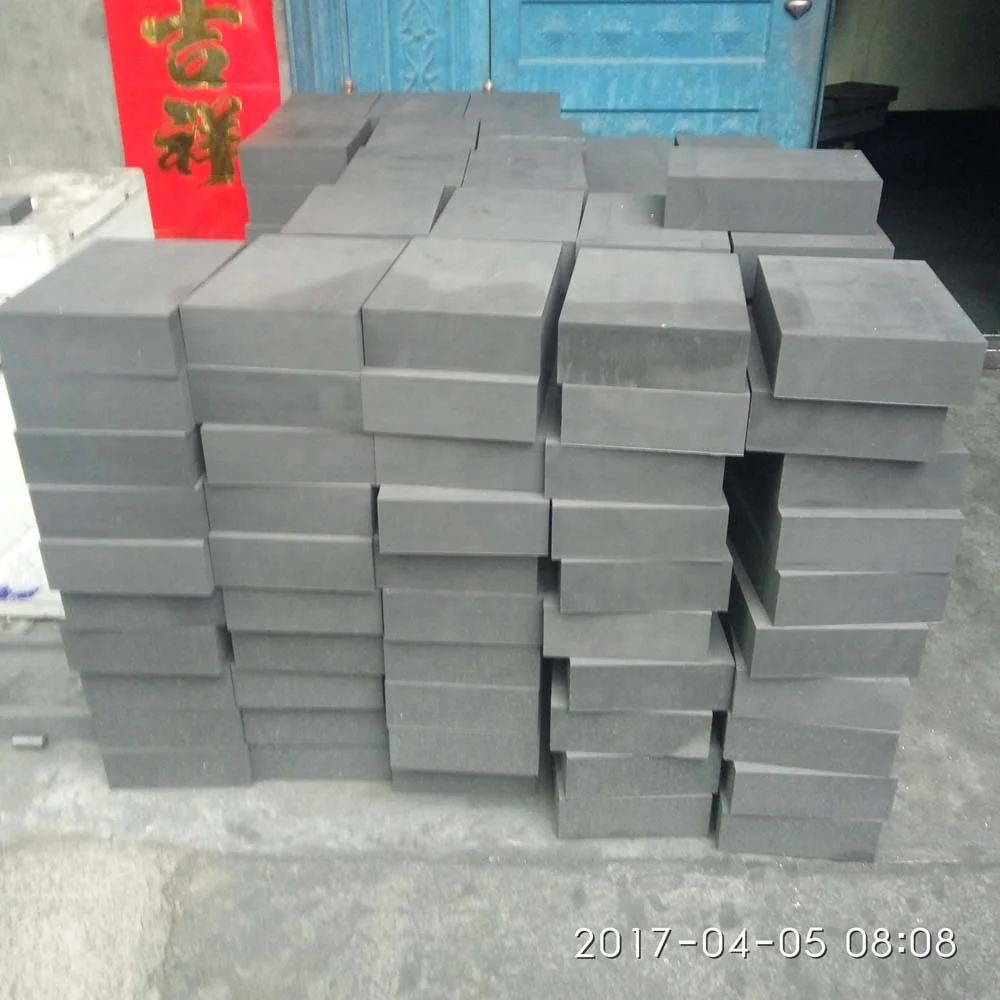 Factory directly supply and custom all dimension of EDM application graphite block/round/disc