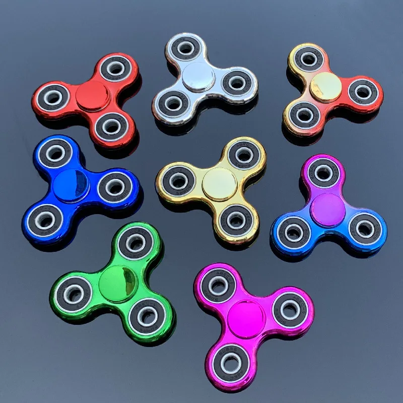 wholesale Hot Selling Fidget Finger Spinner Customize Logo Metal Bearing Decompression Fidget Toys for Autism