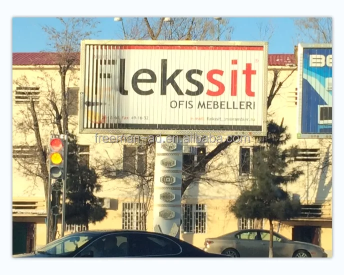 Outdoor aluminum alloy billboards customized trivision billboards