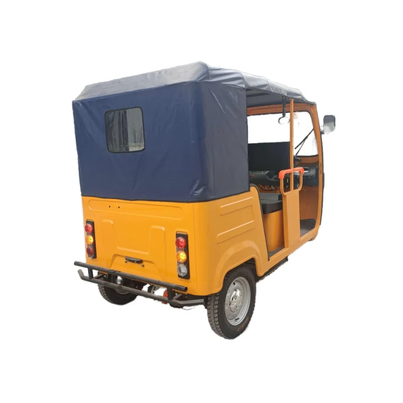 Трехколесная грузовая индийская модель Bajaj Новый стильный Tuk Tuc Tricyclos Mototaxi 3-колесный авто рикша дешевое