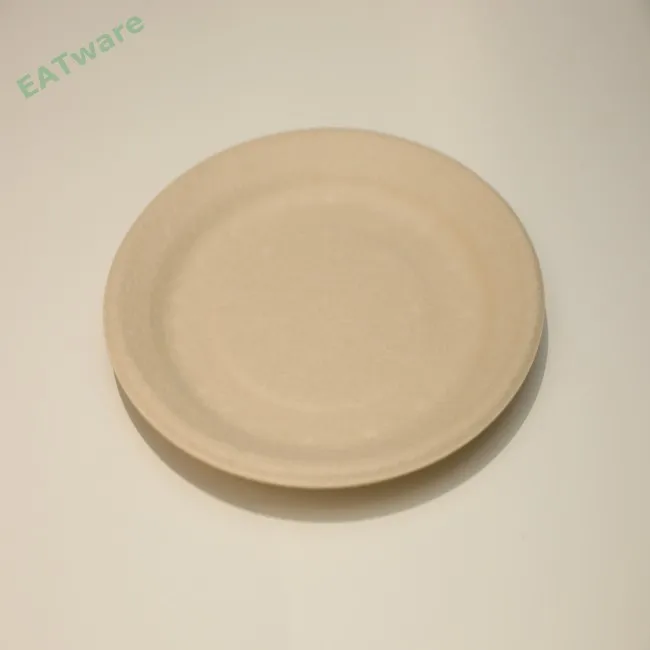 Pizza Plates Carton Box Food Serving Party Dishes for Restaurants Food Packaging Plat Factory Direct Customized 5000 Pcs BPI