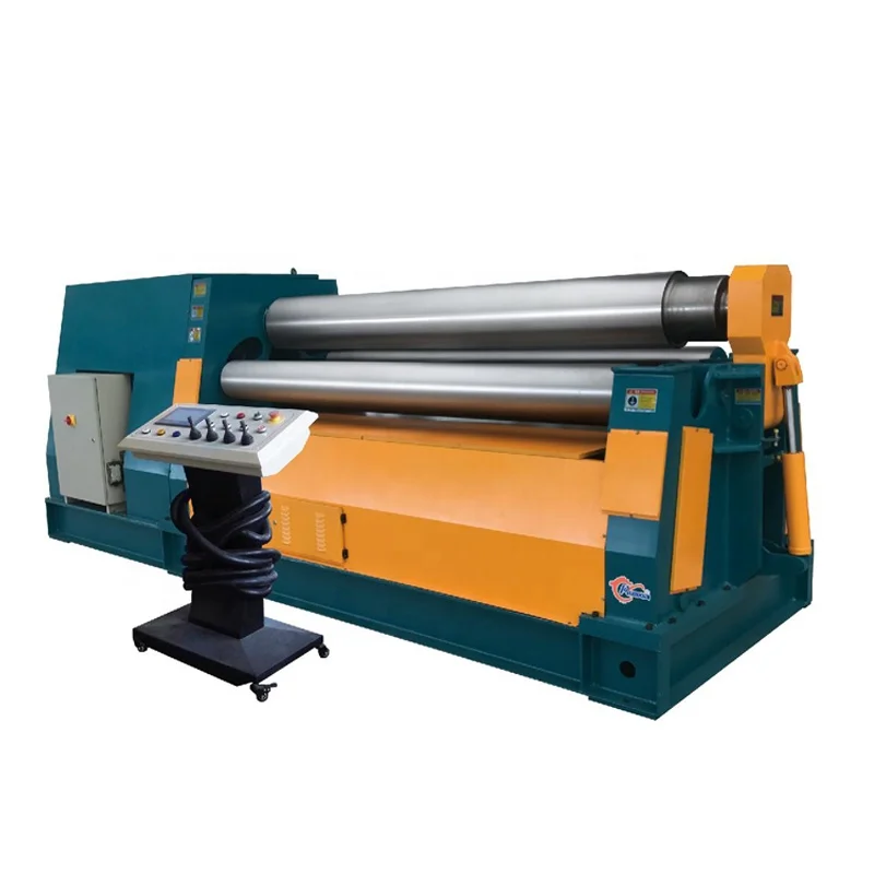 HUAXIA Machine TOP SALE W12-8x2000 3 rollers metal plate bending machine hydraulic plate rolling machine