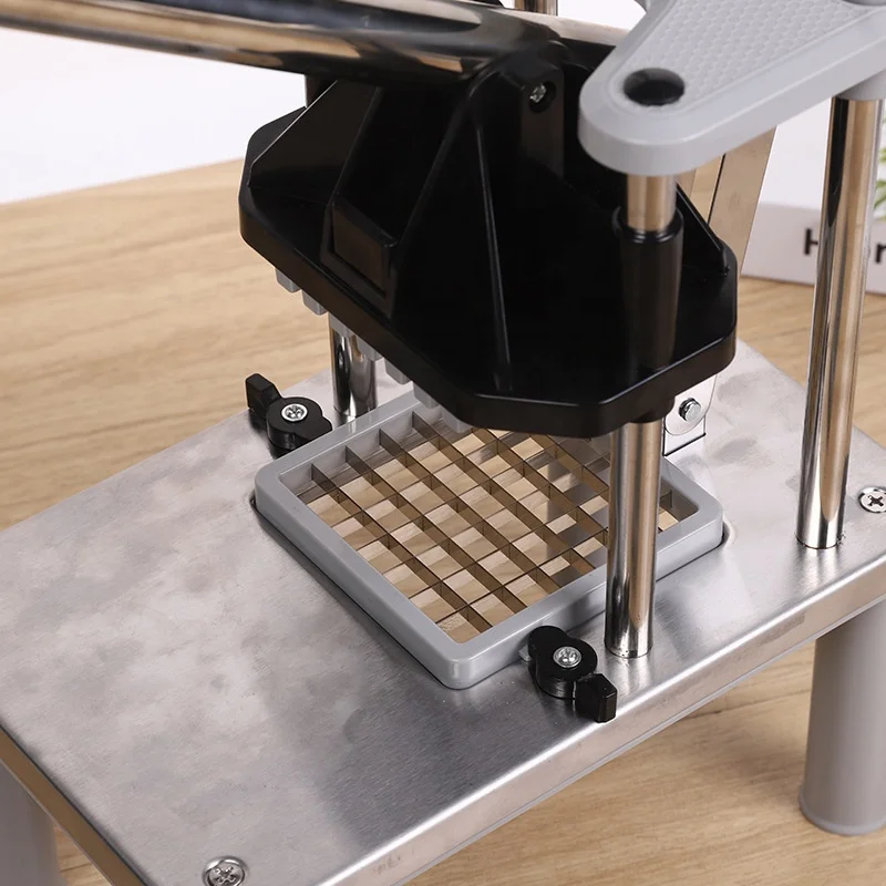 New Product Ideas 2024 Commercial Potato Chipper Stainless Steel French Fry Cutter Chopper Set Metal Vegetable Cutter