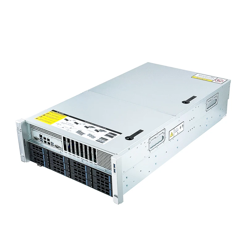 8-Slot 4U800 Aluminium 4090 GPU Server Chassis 16x Switch Deep Learning AI Computing Rendering ATX Fan Cooler Case/Casing Rack