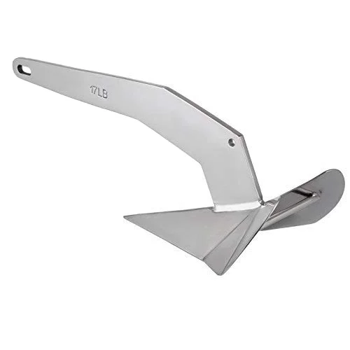  Mirror Polished 8kg 316 Stainless Steel Marine Ships Delta Anchors Accessories for Yacht