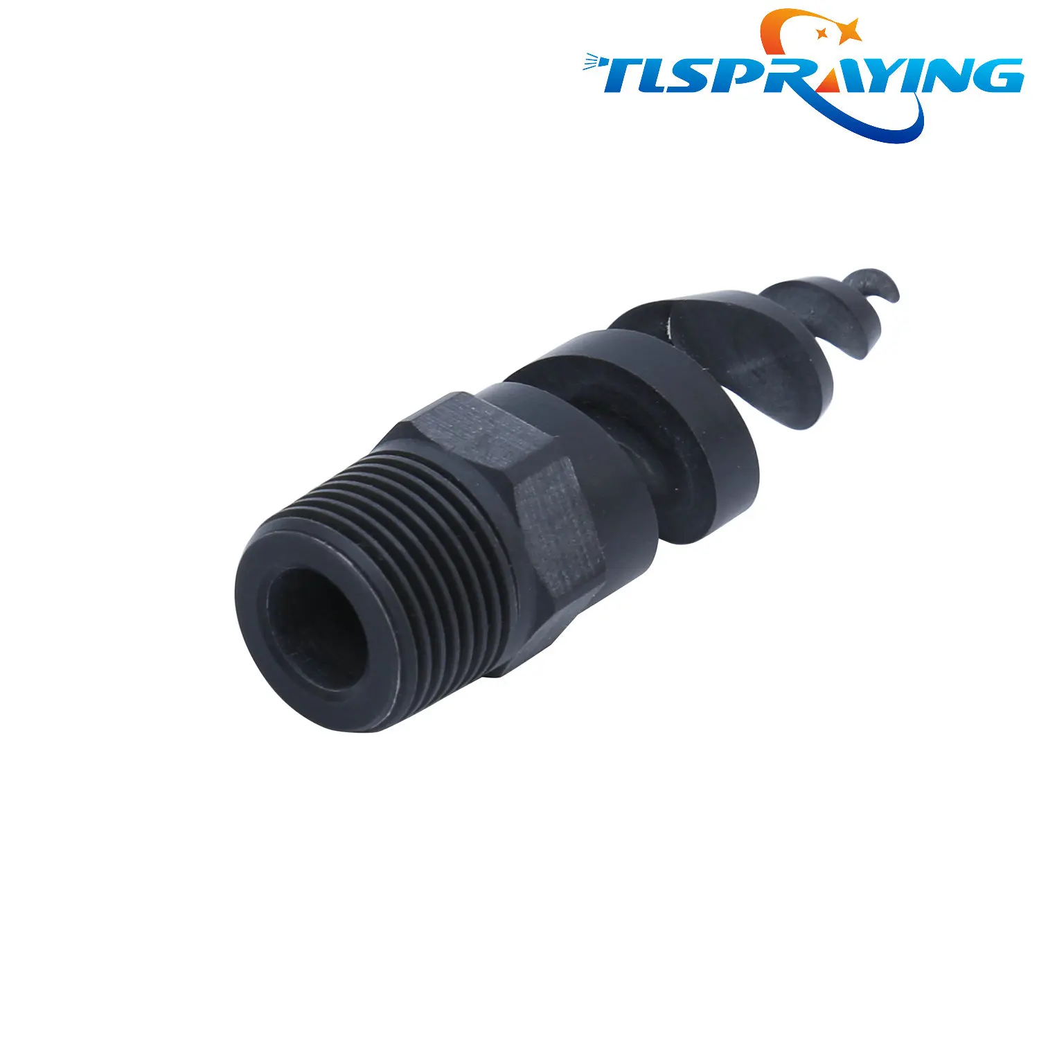 3/8 SPJT Hollow Cone/Full Cone Spiral Plastic Spray Nozzle, spiraljet nozzle