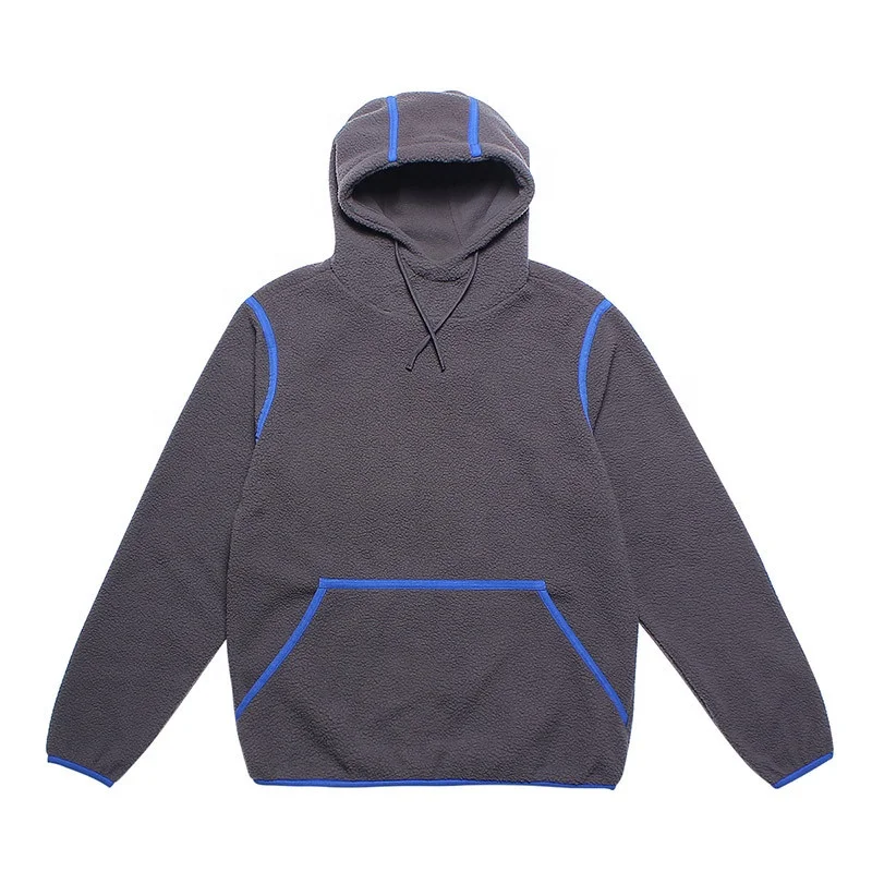 
Autumn and winter outdoor couple warm long sleeve fleece hooded pullover men wholesale custom logo hoodie pullover 