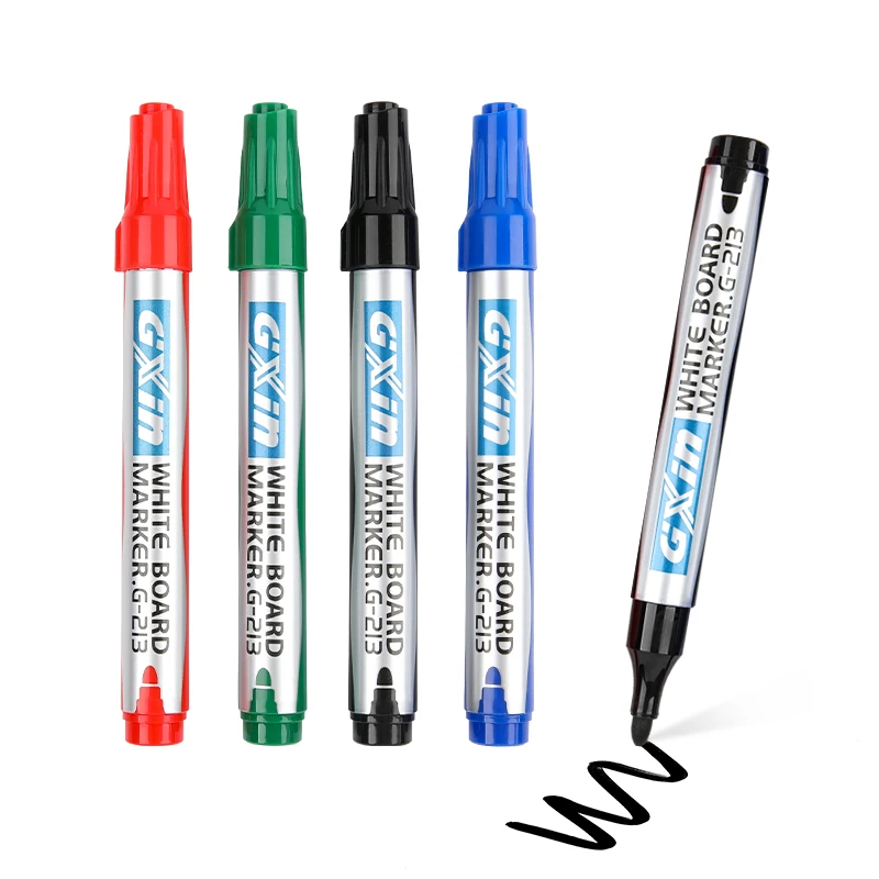 GXIN G-213 12pcs dry erase marker Competitive Price white board marker set school office Writing Continuous whiteboard marker
