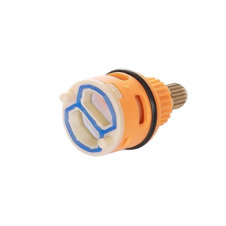 Factory Wholesale 22mm 2way Brass Lever Diverter  Faucet Ceramic Cartridge