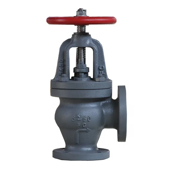 Cast Iron JIS Marine Angle Valve F7354 5K 50A 65A