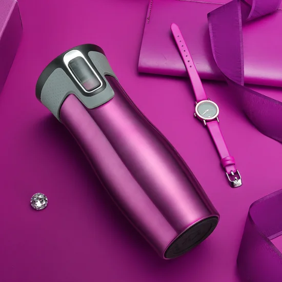 Wholesale 17oz 500ml double wall 18/8 smart stainless steel vacuumcoffee thermo