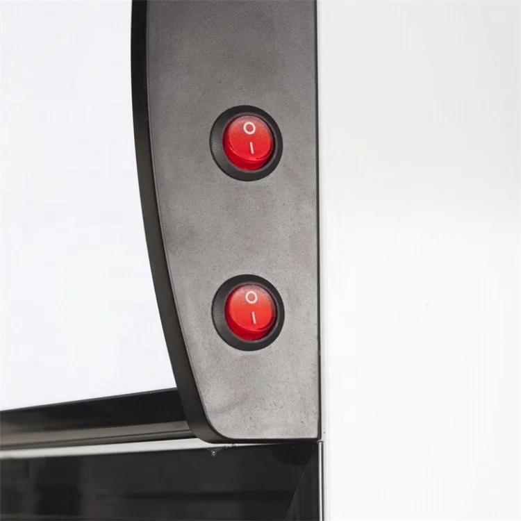 New Model Commercial Used Double Door Display Fridge