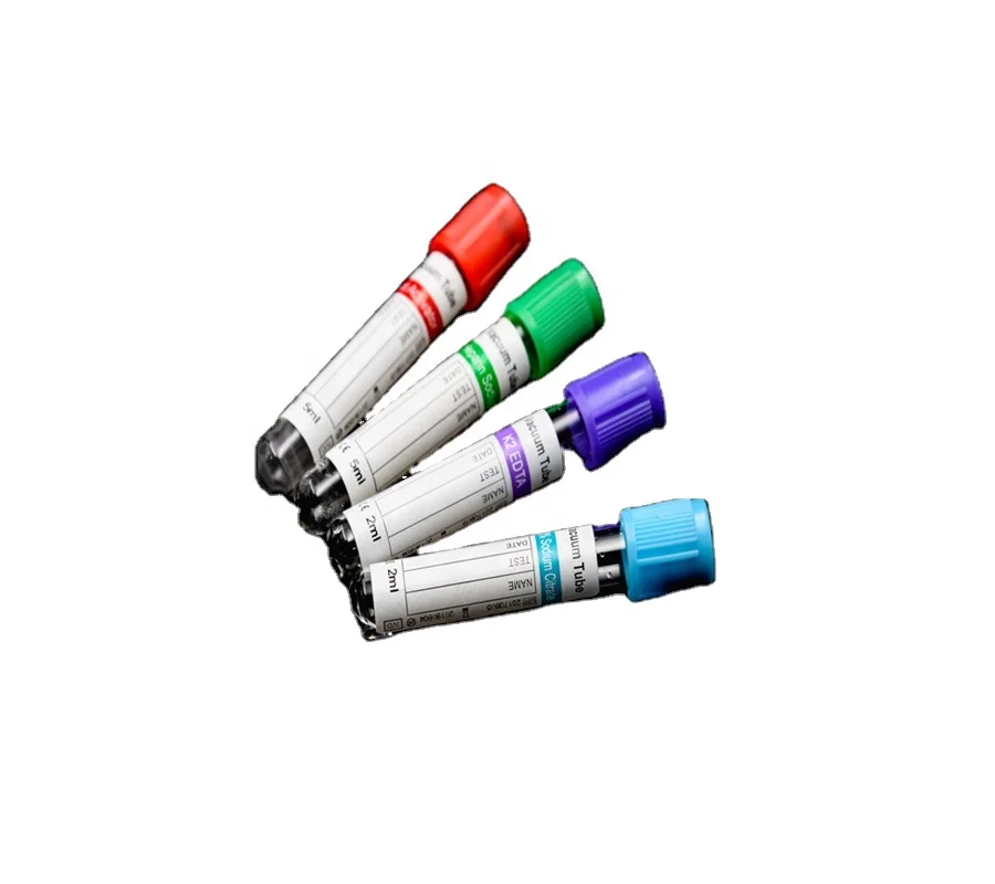 High Quality Vacuum Blood Collection Clear Blood Test Tube