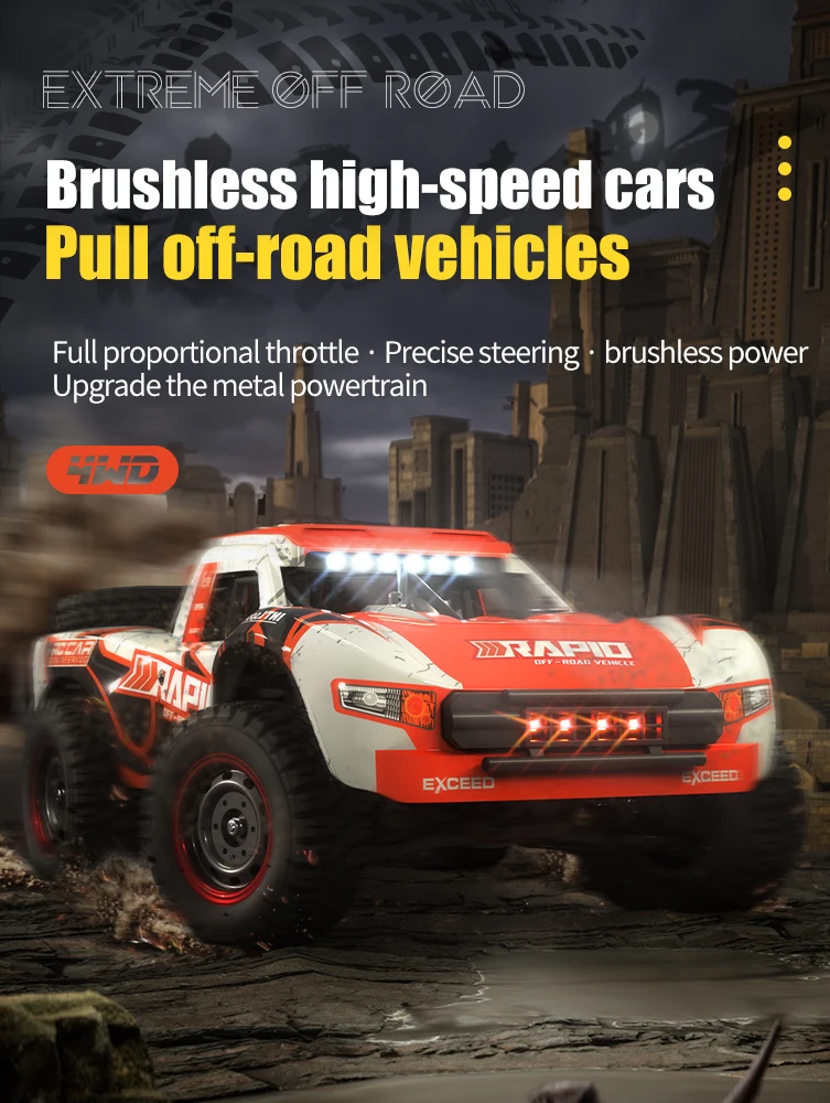JJRC Q130 high speed remote control monster truck brush/brushless motor electric 4wd rock crawler rc car for kids gifts