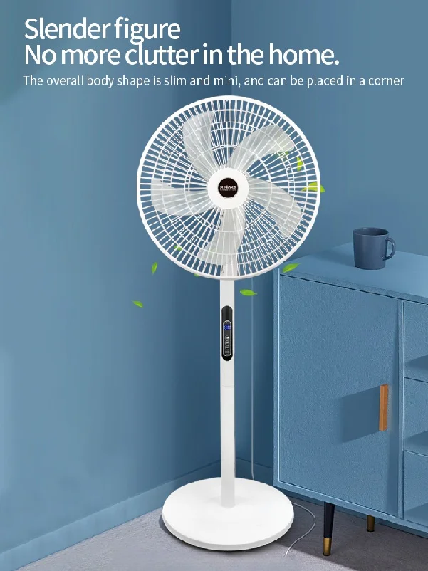 Standinsuper Hot Sale 16 Inch 8 Wind Speed Touch Screen With Remote Control Free Timing Floor Stand Fan Oscillating Pedestal Fan