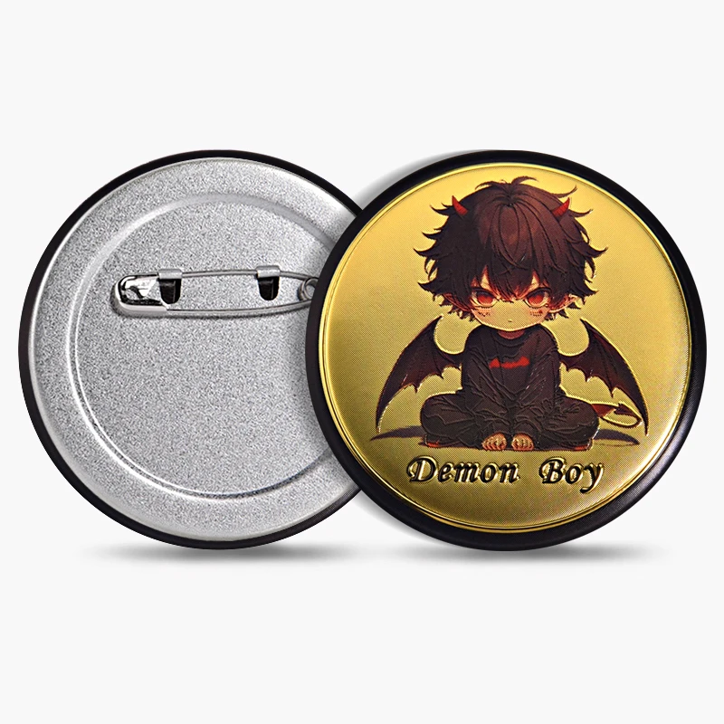 The latest button raised badge is suitable for cartoon star second Yuan performance commemorative badge customization