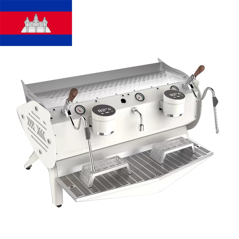 Итальянская брендовая Кофеварка Maquinas De Cafe одноместная и двухгрупповая коммерческая кофемашина эспрессо для продажи
