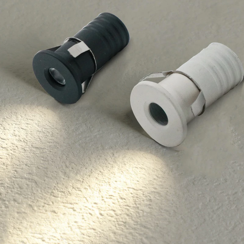 Aluminum Spot lights Spot Light Recessed Downlight Anti Glare 3CCT RA80 3W Round Mini COB LED Spot lights